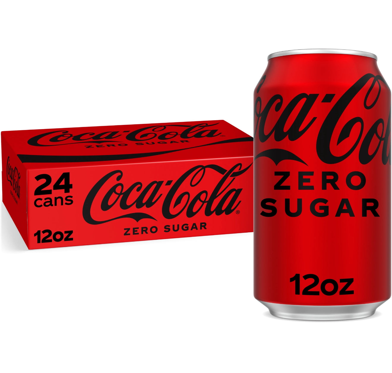Coca-Cola Zero Sugar – 24 Pack (12 fl oz Cans)