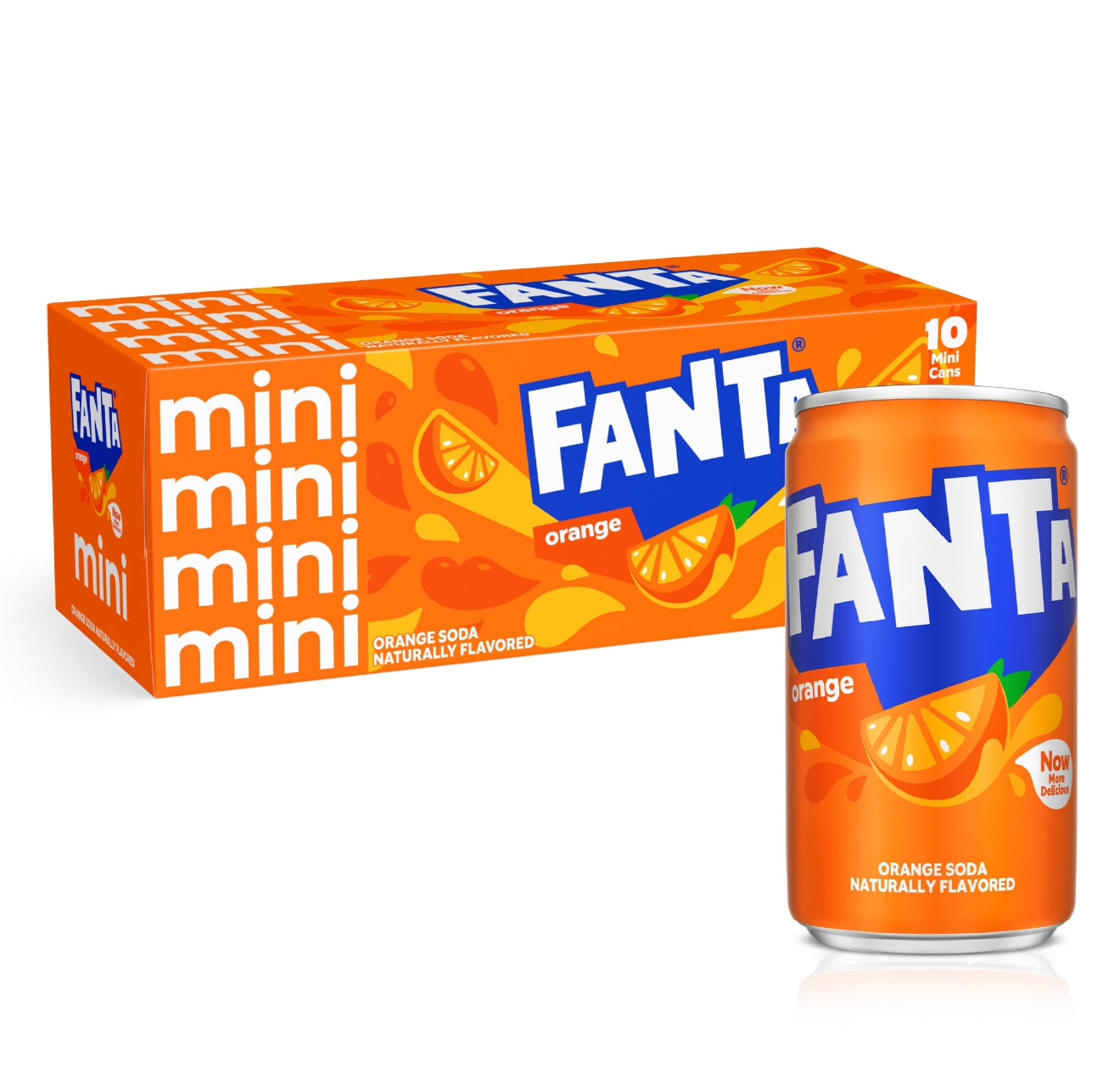 Fanta Orange – Mini 10 Pack (7.5 fl oz Cans)