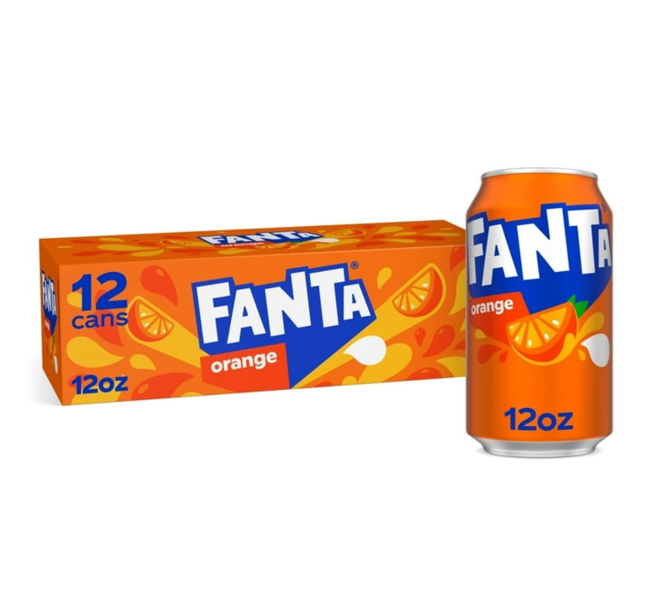 Fanta Orange – 12 Pack (12 fl oz Cans)