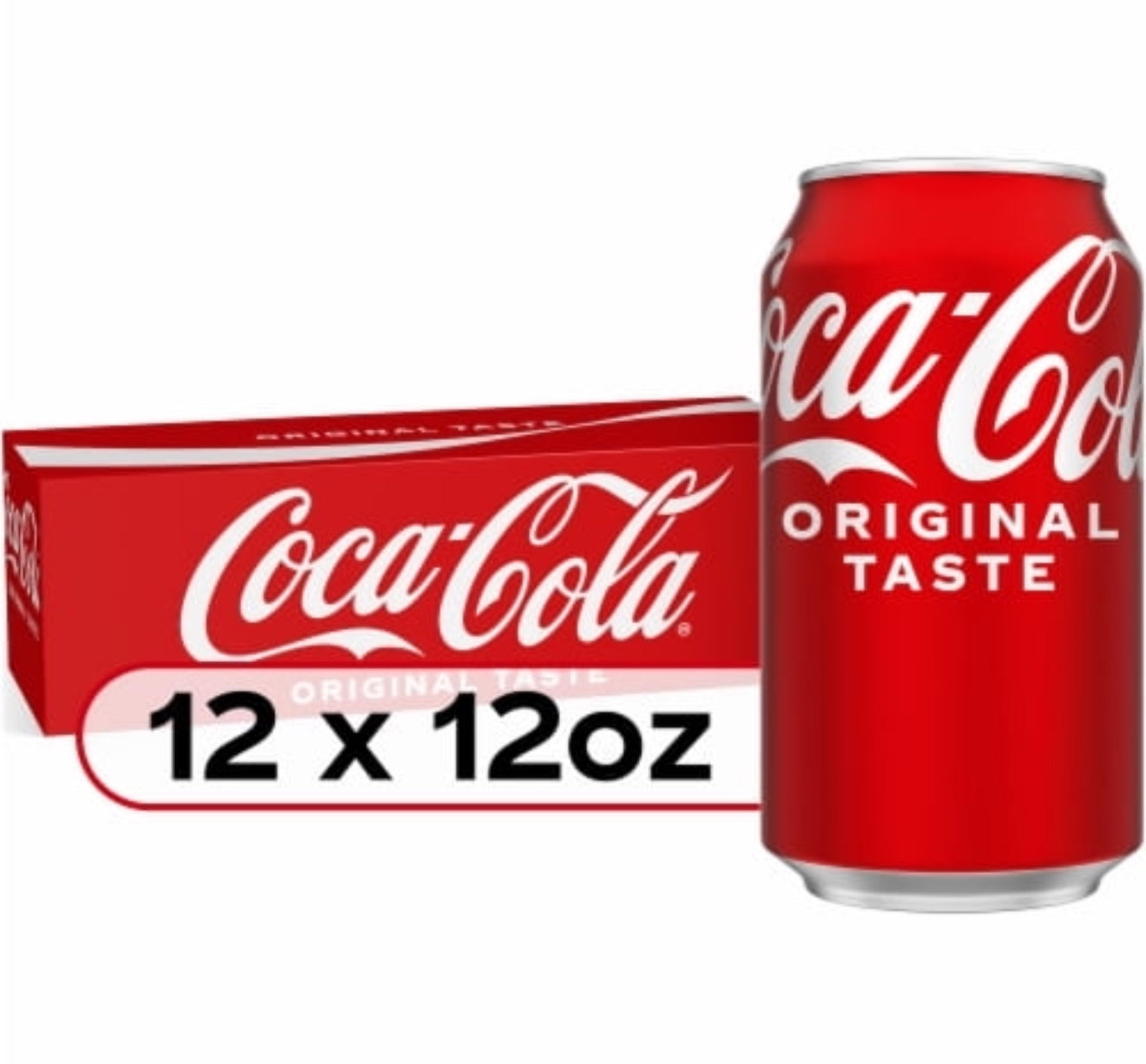 Coca-Cola Original Taste – 12 Pack (12 fl oz Cans)