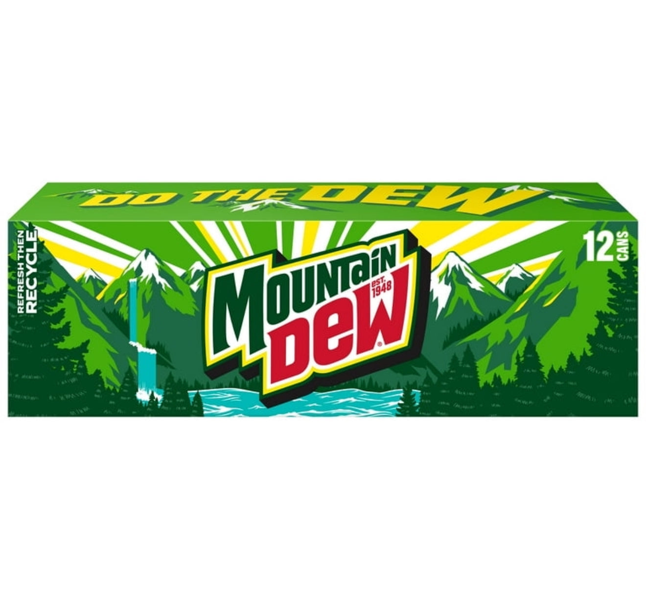 Mountain Dew – 12 Pack (12 fl oz Cans)