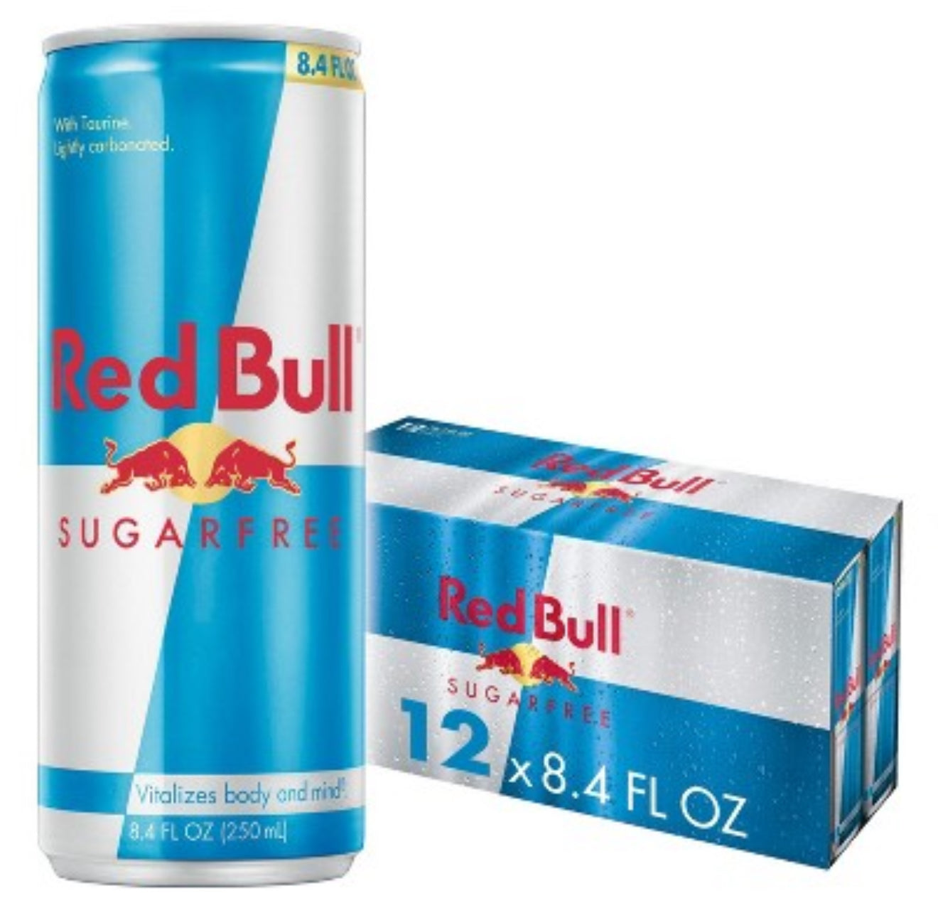 Red Bull Sugarfree Energy Drink – 12 Pack (8.4 fl oz Cans)