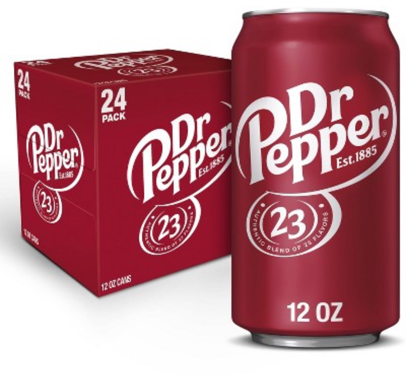 Dr Pepper – 24 Pack (12 fl oz Cans)